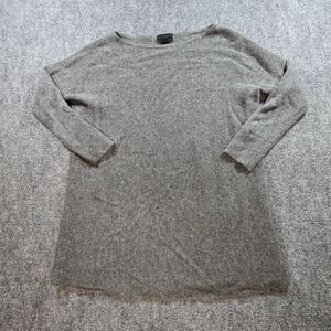 J.Crew Italian Cashmere Gray Crewneck Sweater Womens XXS Soft Knit